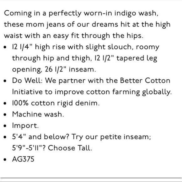 Madewell The Momjean in Downey Wash High Waist Easy Fit Women’s Size 26 - Picture 5 of 9